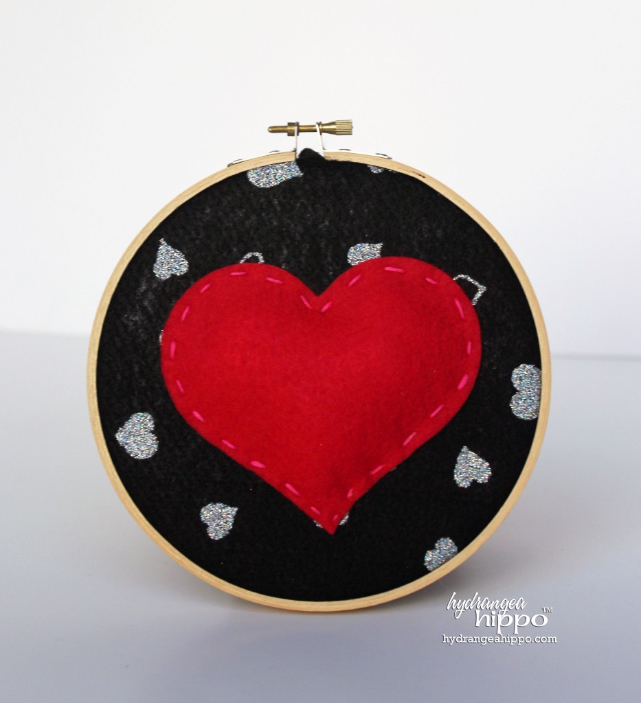 Plush Felt Heart Embroidery Project - by Jennifer Priest  for Kunin Group 2