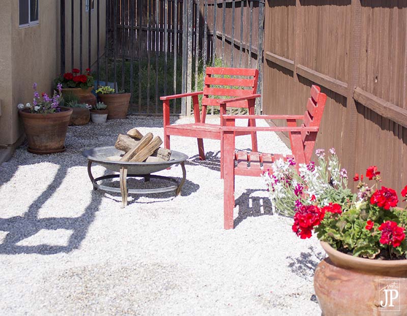 Finished Gravel Patio JPriest FB