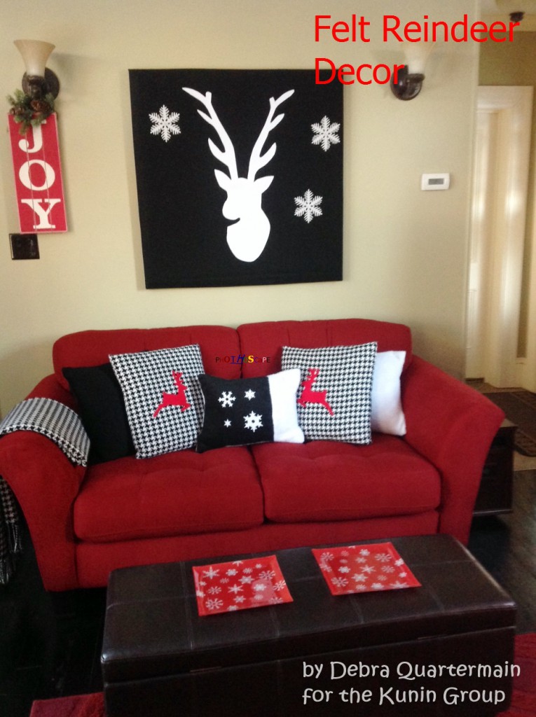 DQ BP Felt Reindeer Decor Photo 1