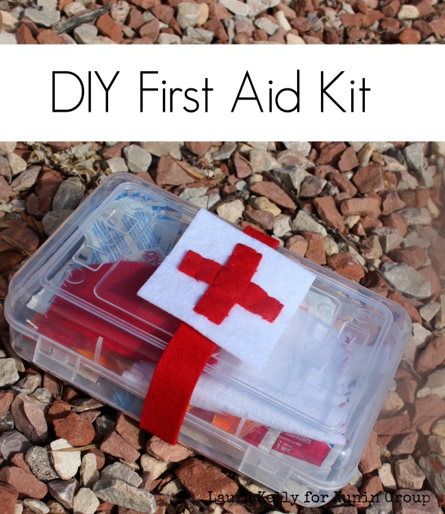 Diy First Aid Kit for Girl Scouts with Kunin Group Felt
