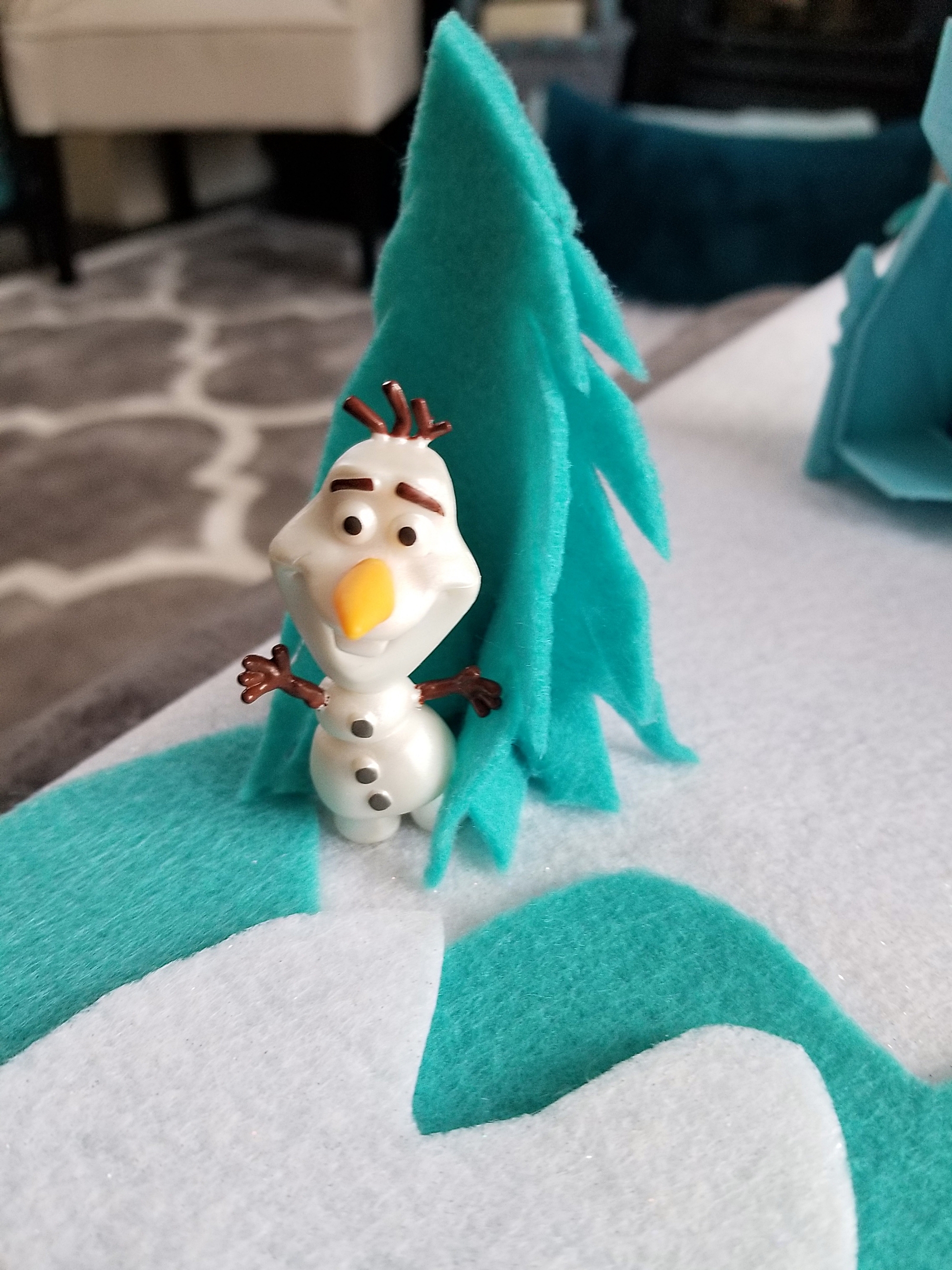 Olaf - frozen felt playground
