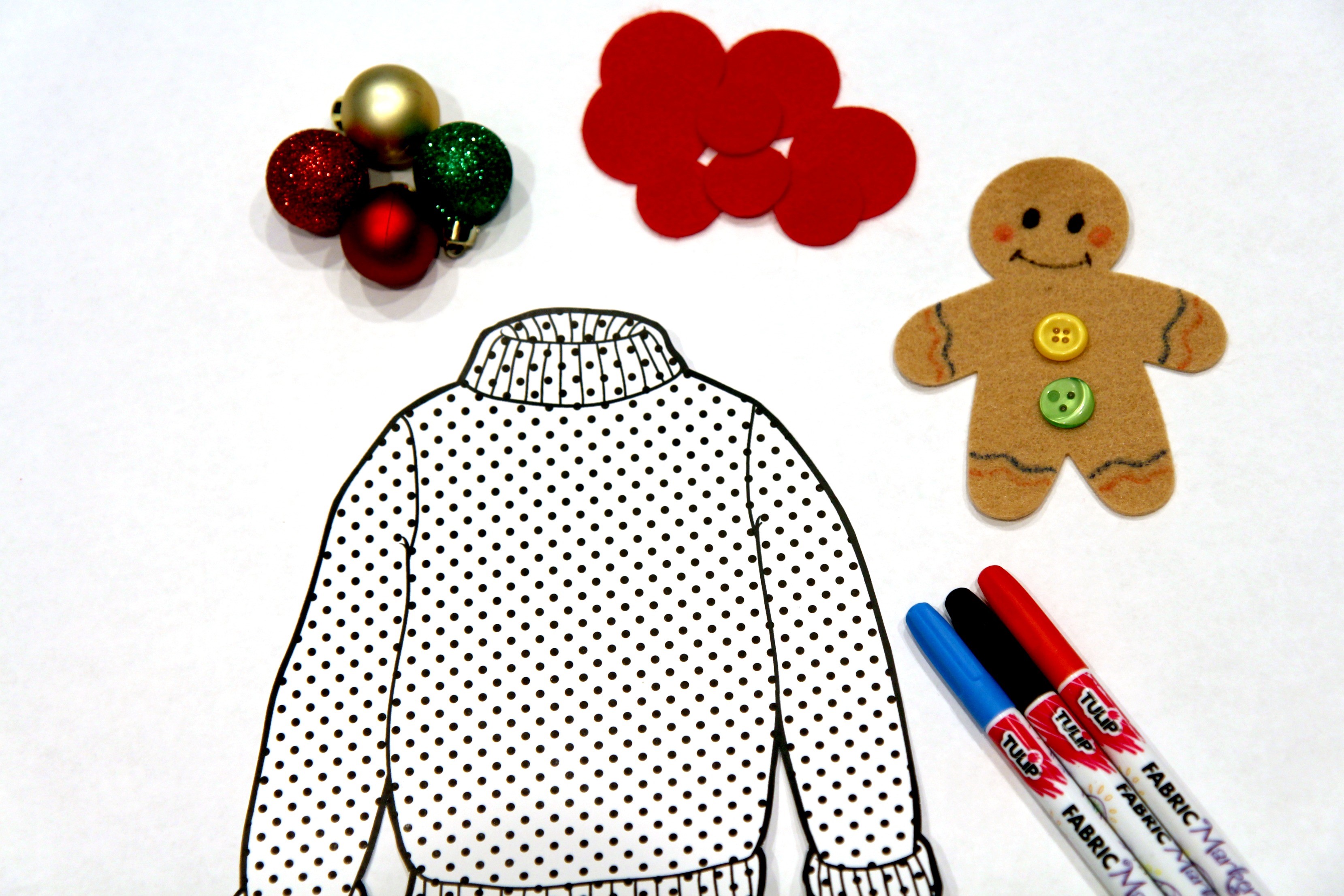 Ugly Christmas Sweater Gingerbread Man