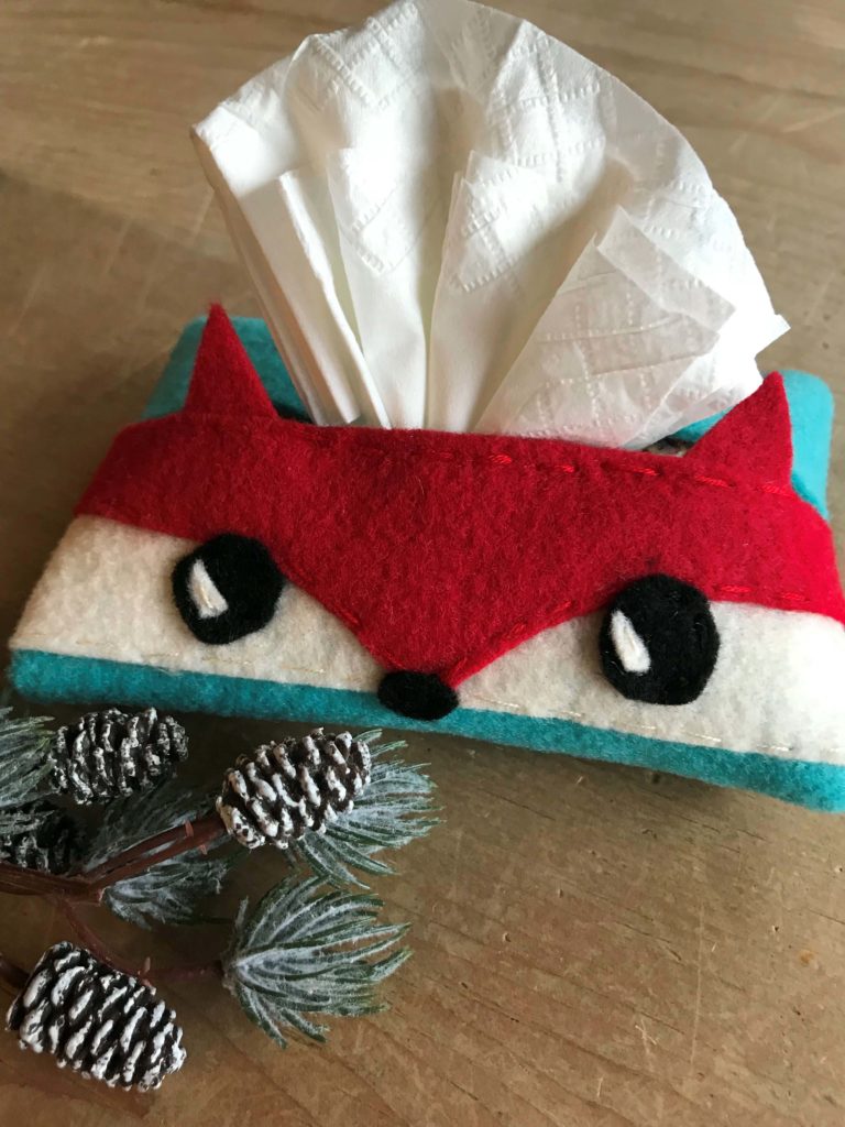 Woodland Fox Tissue Holder