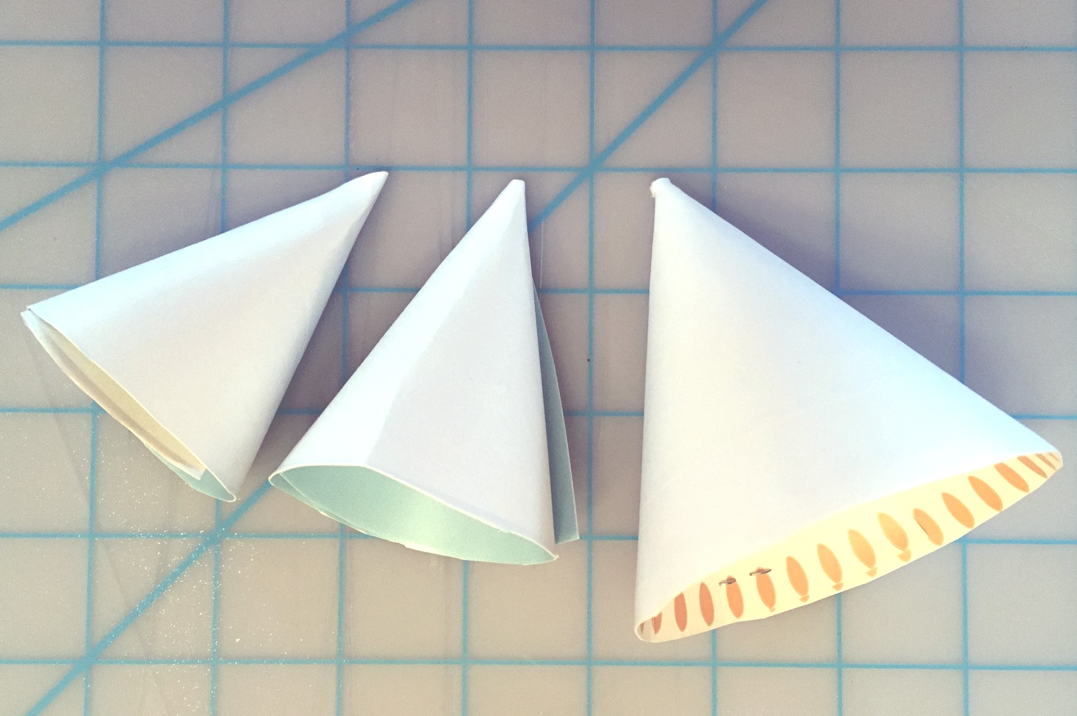 Paper Plate Cones