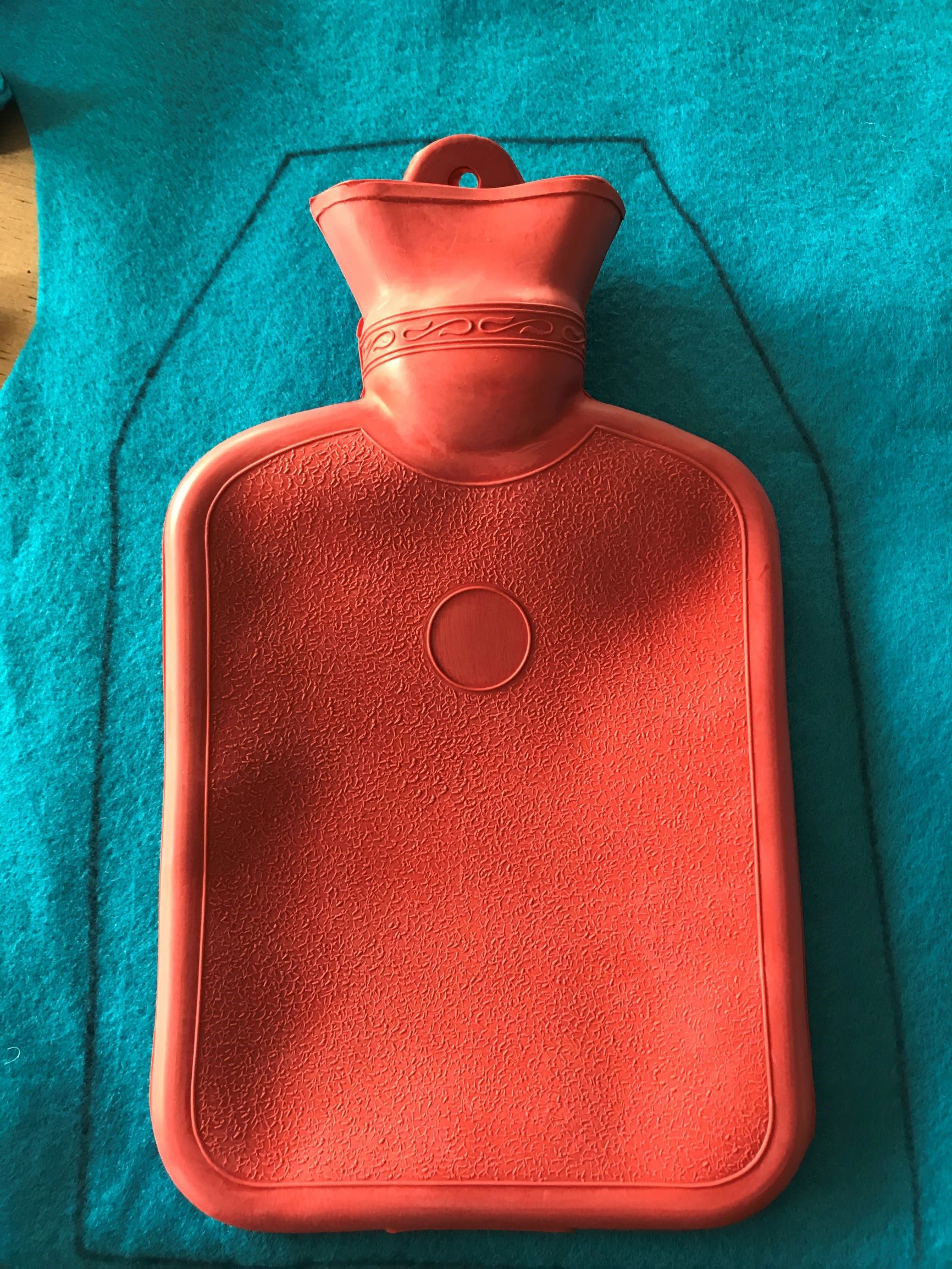 DIY Warm Heart Hot Water Bottle Cover - Kunin Felt