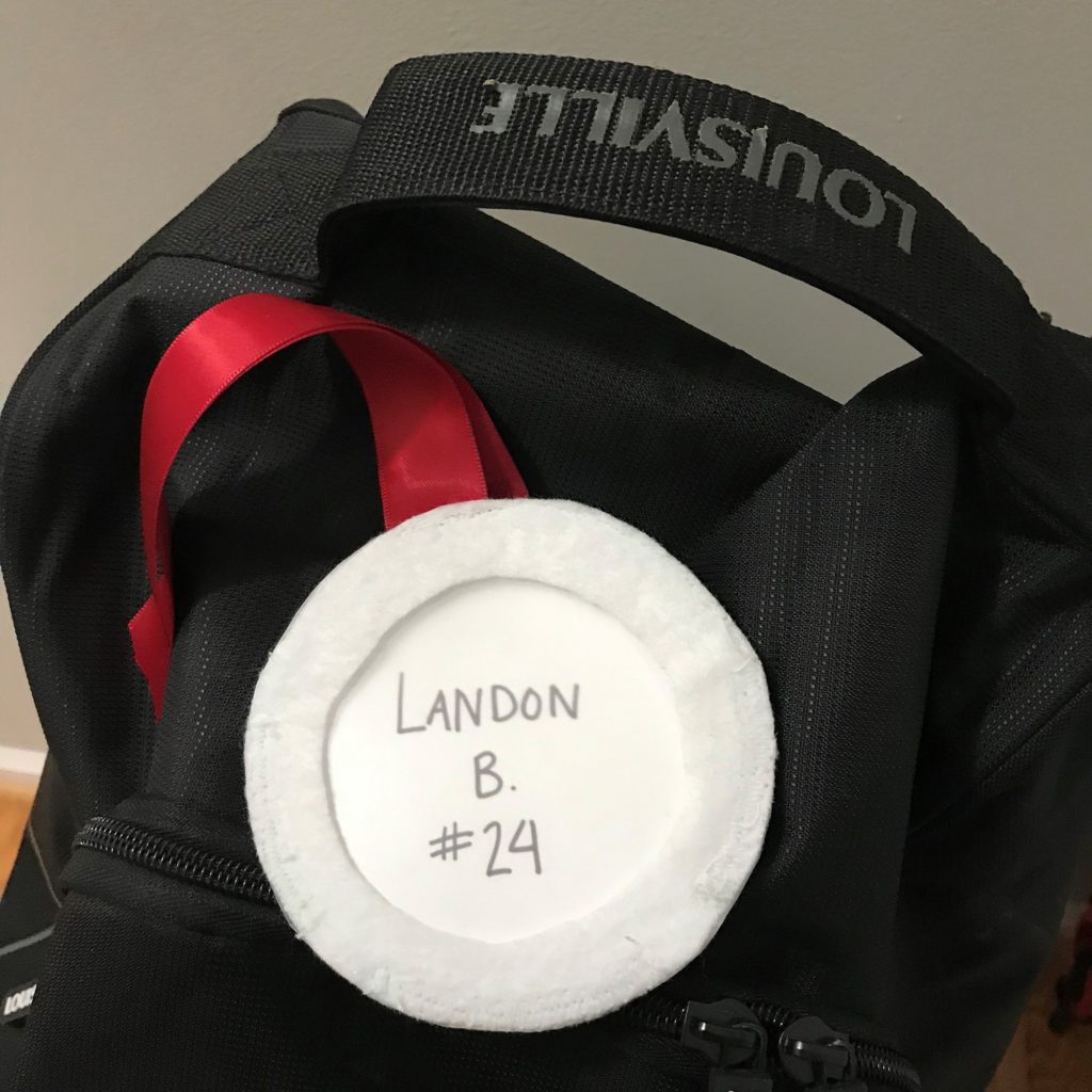 DIY Baseball Bag Tag Kunin Felt