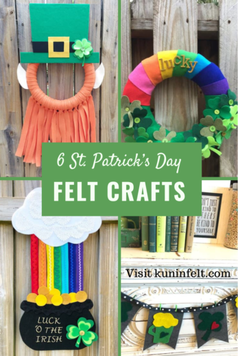 6 St. Patrick's Day Felt Crafts