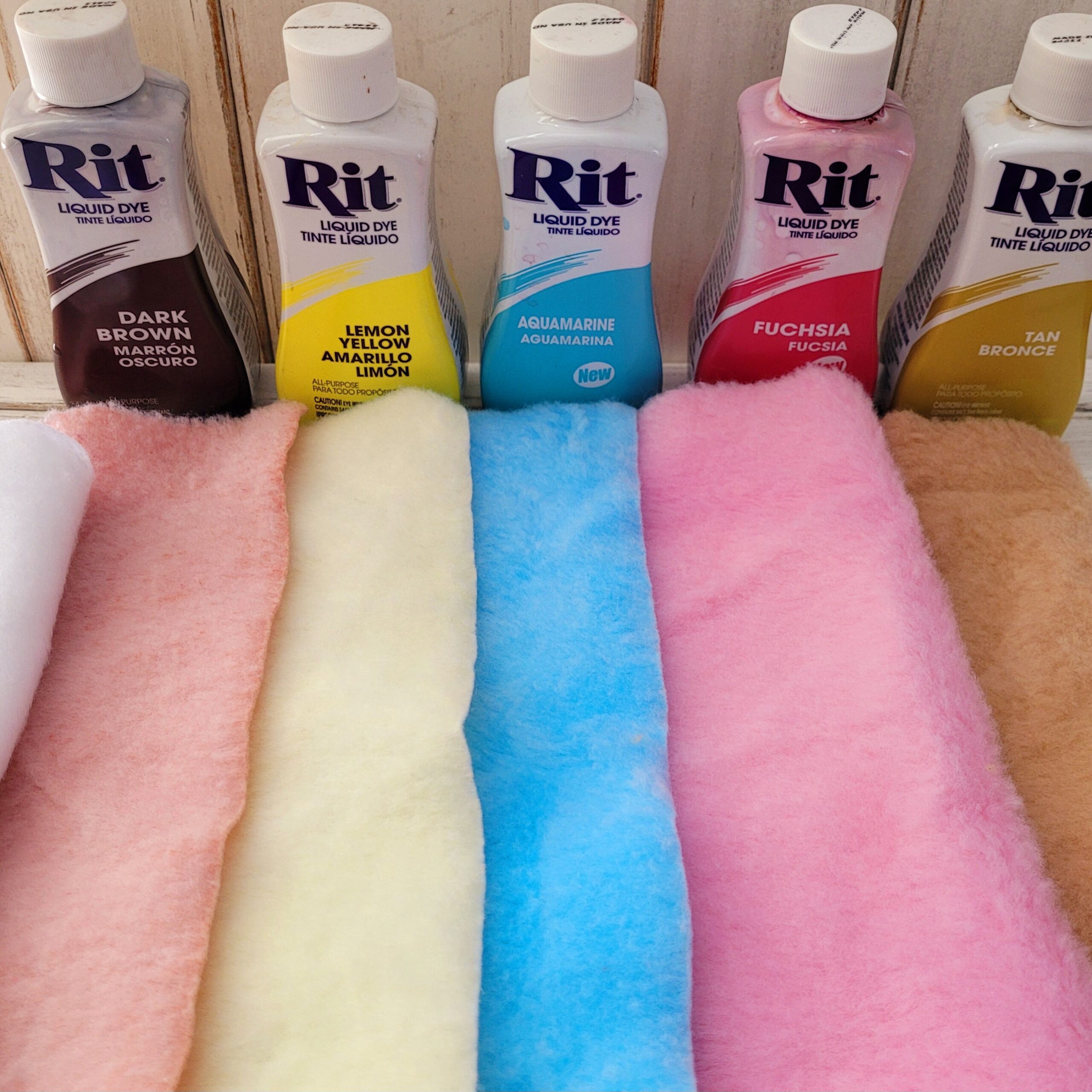 How to Dye White Plush Felt and Create a Rainbow of Colors - Kunin