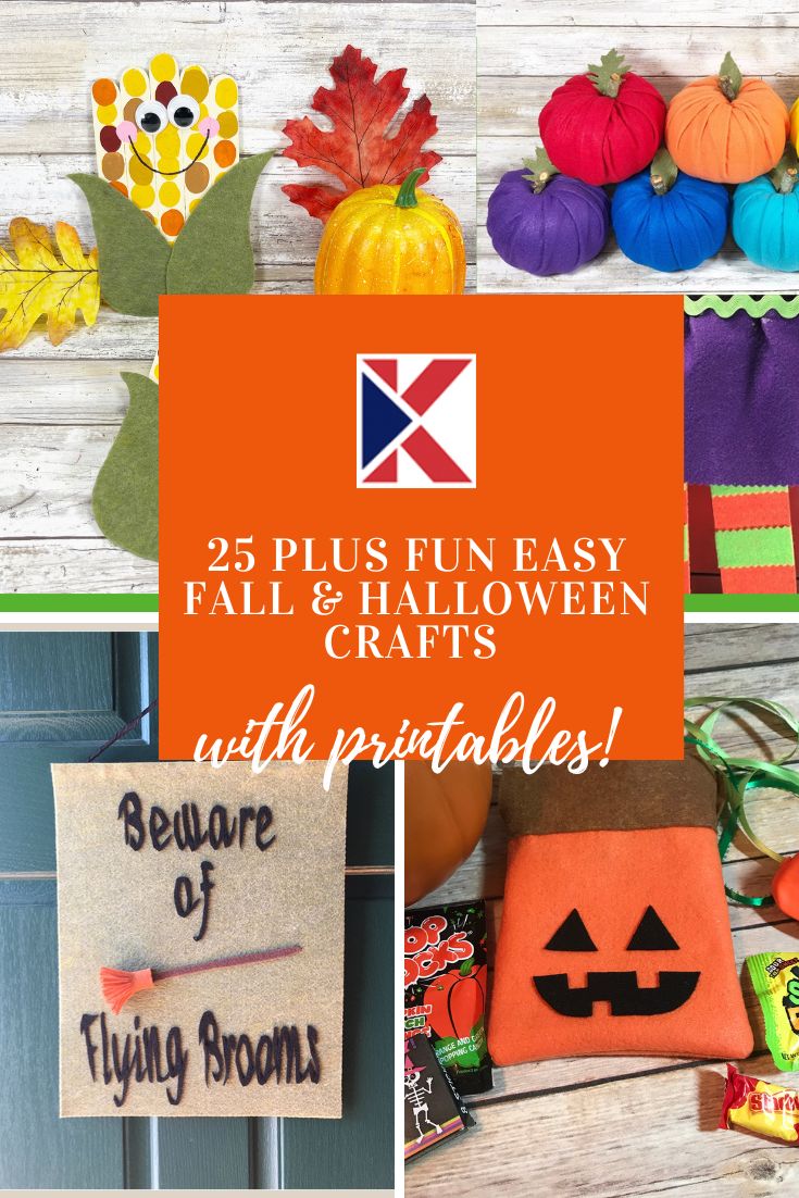 Spooky Plus-Plus Pumpkin Crafts