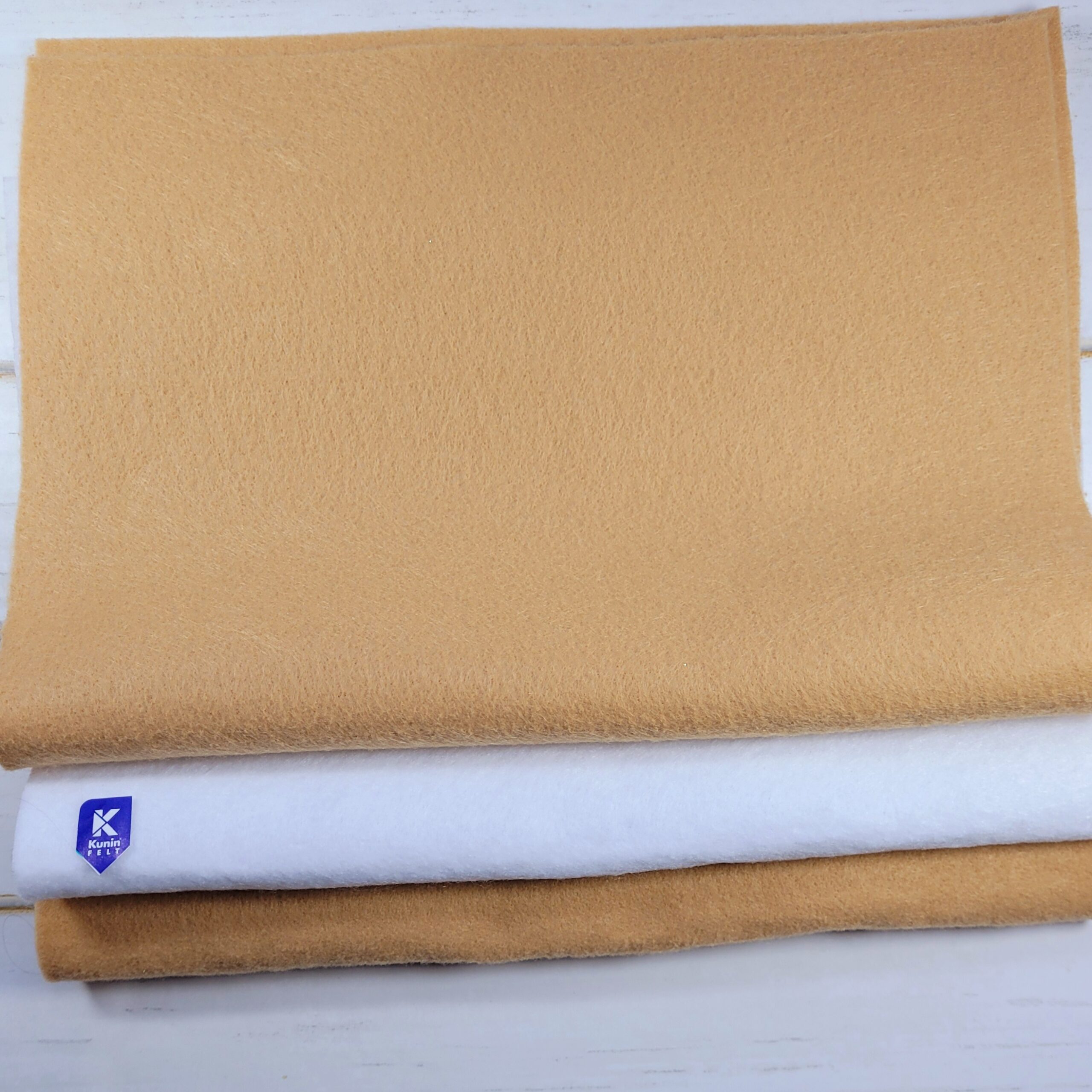 Craft Felt Fabric Tan, by the yard