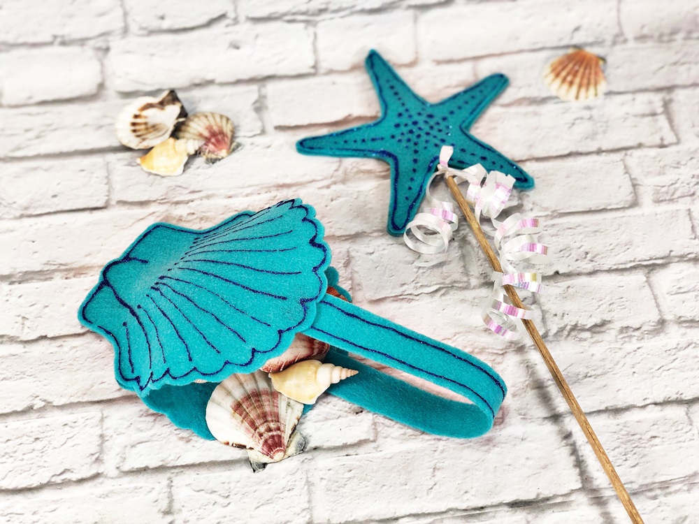 Quick and Easy to Make Mermaid Bag and Wand